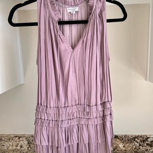 Current Air lavender peplum top size medium